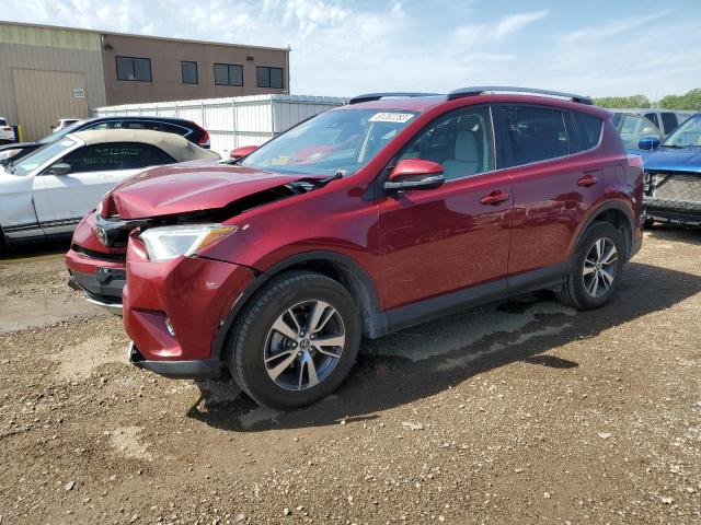 JTMRFREV9JD228748 - 2018 TOYOTA RAV4 ADVENTURE MAROON photo 1