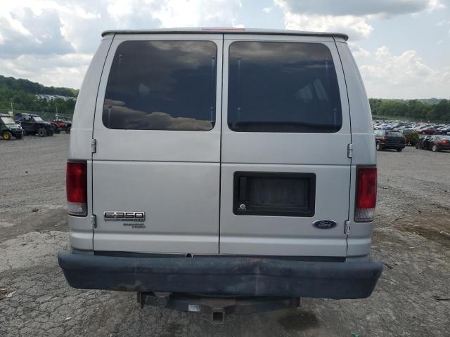 1FBSS31L28DA45043 - 2008 FORD ECONOLINE E350 SUPER DUTY WAGON SILVER photo 6