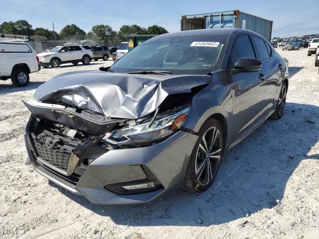 3N1AB8DV4NY298698 - 2022 NISSAN SENTRA SR GRAY photo 1