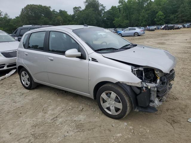 KL1TD66E89B621924 - 2009 CHEVROLET AVEO LS SILVER photo 4