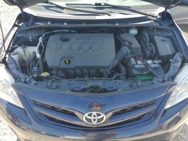 5YFBU4EE5CP059337 - 2012 TOYOTA COROLLA BASE BLUE photo 11