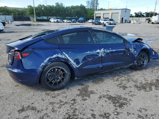 5YJ3E1EB0PF678175 - 2023 TESLA MODEL 3 BLUE photo 3