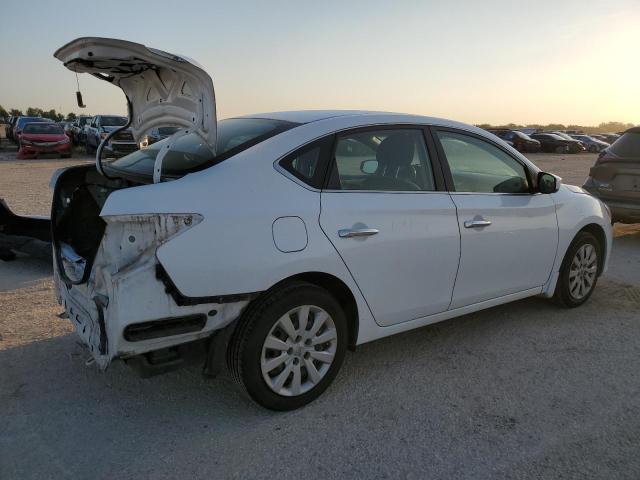 3N1AB7AP0FY357067 - 2015 NISSAN SENTRA S WHITE photo 3