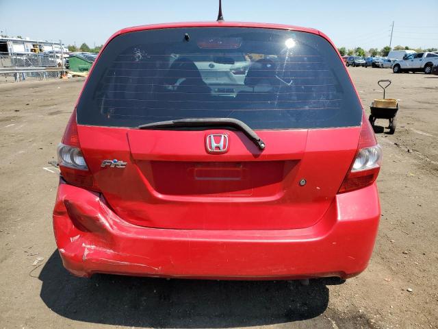 JHMGD384X8S041486 - 2008 HONDA FIT RED photo 6