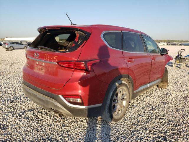 5NMS23AD0LH170353 - 2020 HYUNDAI SANTA FE SE RED photo 4