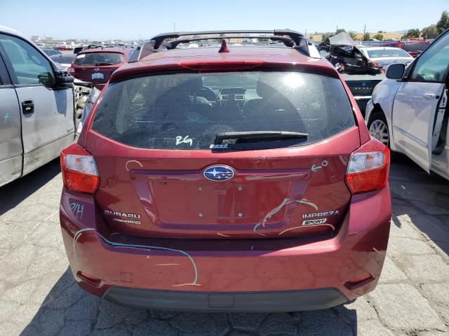 JF1GPAU68G8243183 - 2016 SUBARU IMPREZA SPORT LIMITED RED photo 6