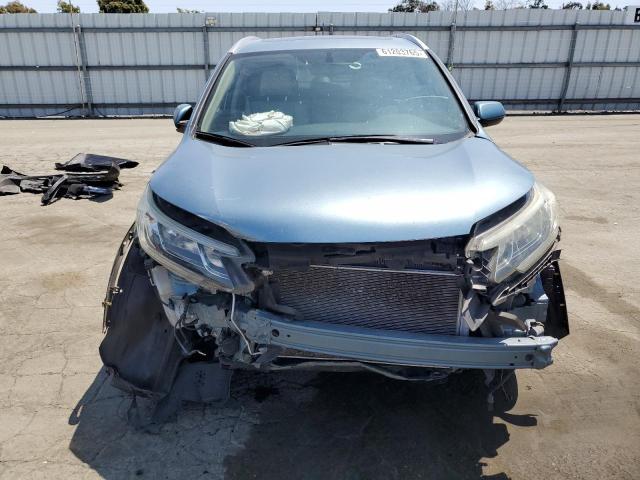 2HKRM3H7XGH549555 - 2016 HONDA CR-V EXL BLUE photo 5