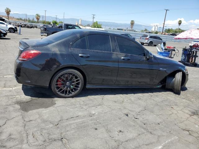 55SWF8HB2LU333768 - 2020 MERCEDES-BENZ C 63 AMG-S BLACK photo 3