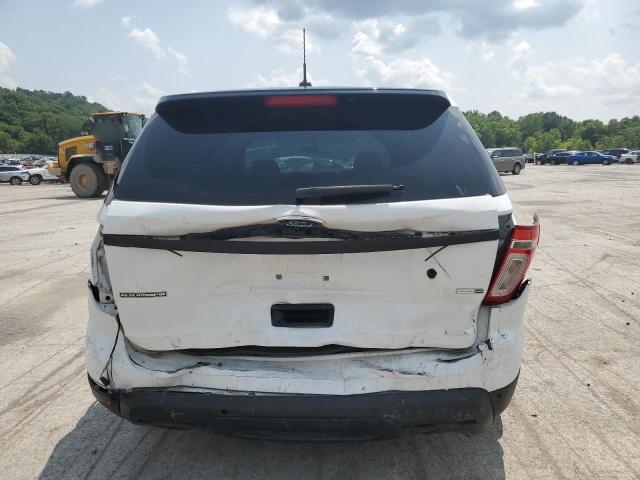 1FM5K8AR1DGC25984 - 2013 FORD EXPLORER POLICE INTERCEPTOR WHITE photo 6