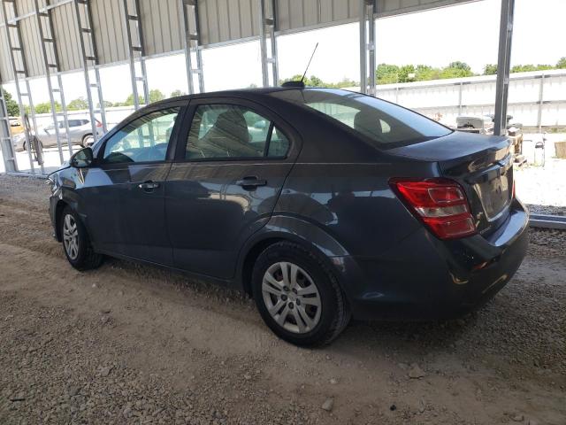 1G1JB5SH3H4169392 - 2017 CHEVROLET SONIC LS CHARCOAL photo 2