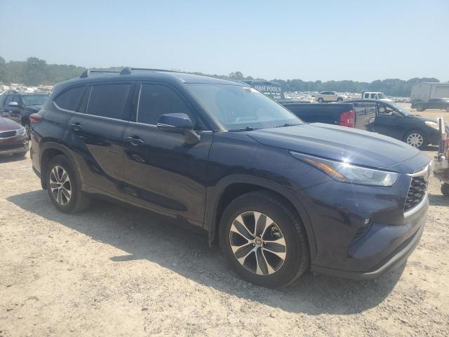 5TDGZRAH3LS020404 - 2020 TOYOTA HIGHLANDER XLE Mavi foto 4