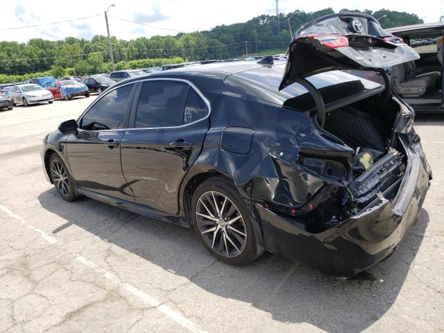 4T1T11AK9NU702426 - 2022 TOYOTA CAMRY SE BLACK photo 2