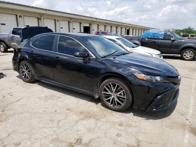 4T1T11AK9NU702426 - 2022 TOYOTA CAMRY SE BLACK photo 4