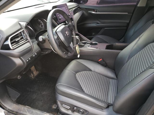 4T1T11AK9NU702426 - 2022 TOYOTA CAMRY SE BLACK photo 7