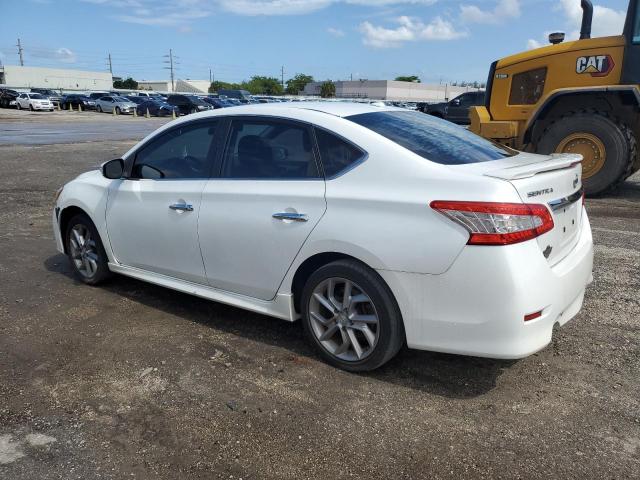 3N1AB7AP5FY268109 - 2015 NISSAN SENTRA S WHITE photo 2