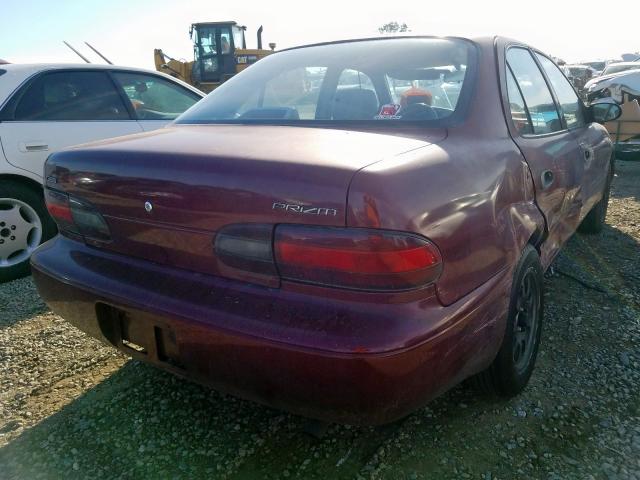 1Y1SK5262TZ051609 - 1996 GEO PRIZM BASE  photo 4