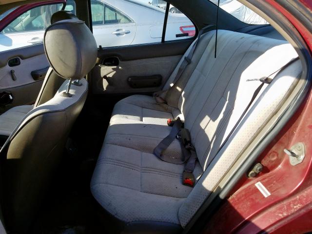 1Y1SK5262TZ051609 - 1996 GEO PRIZM BASE  photo 6