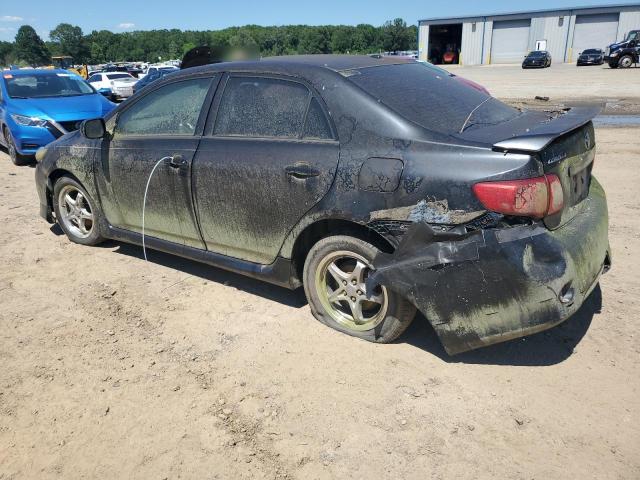 1NXBU40EX9Z033136 - 2009 TOYOTA COROLLA BASE BLACK photo 2