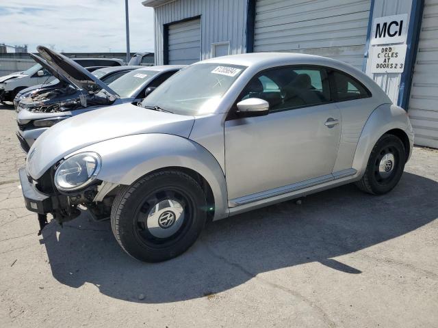 3VWJP7AT9CM621270 - 2012 VOLKSWAGEN BEETLE SILVER photo 1