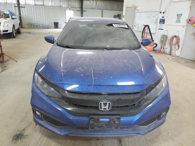 2HGFC2F82MH522836 - 2021 HONDA CIVIC SPORT BLUE photo 5