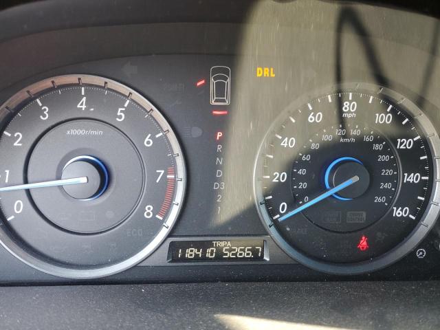 5J6TF1H56CL006593 - 2012 HONDA CROSSTOUR EXL ლურჯი ფოტო 9