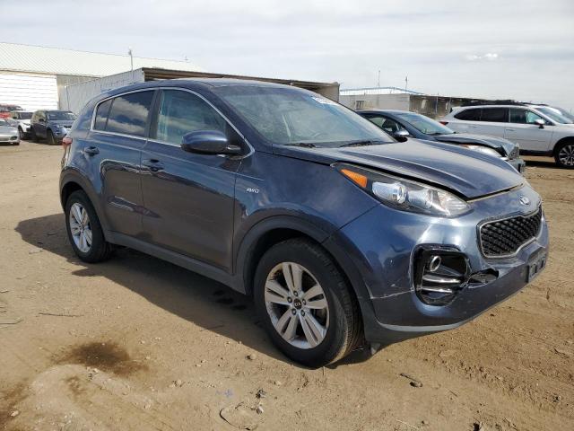 KNDPMCAC2H7283582 - 2017 KIA SPORTAGE LX BLUE photo 4