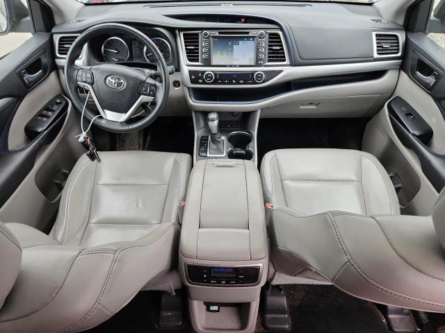 5TDJKRFH5GS326917 - 2016 TOYOTA HIGHLANDER XLE Azul foto 8