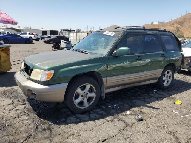 JF1SF65582H757317 - 2002 SUBARU FORESTER S GREEN photo 1