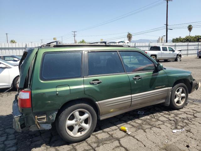 JF1SF65582H757317 - 2002 SUBARU FORESTER S GREEN photo 3