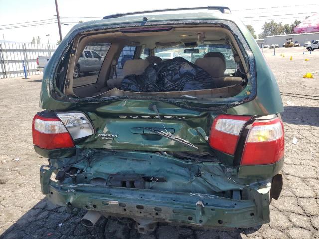 JF1SF65582H757317 - 2002 SUBARU FORESTER S GREEN photo 6