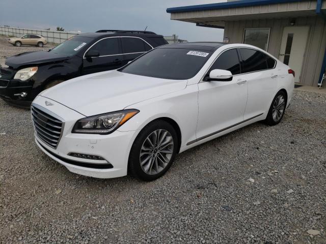 KMHGN4JE1HU212245 - 2017 GENESIS G80 BASE WHITE photo 1