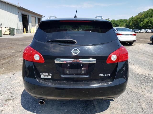 JN8AS5MV6BW661201 - 2011 NISSAN ROGUE S BLACK photo 6