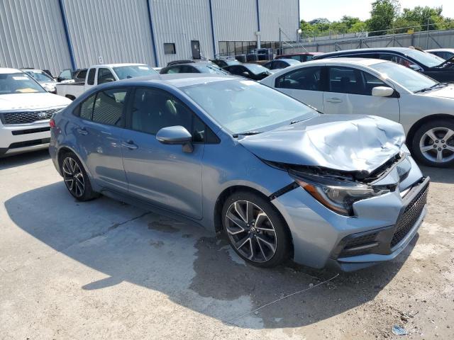 JTDS4RCE6LJ042843 - 2020 TOYOTA COROLLA SE Blau Foto 4