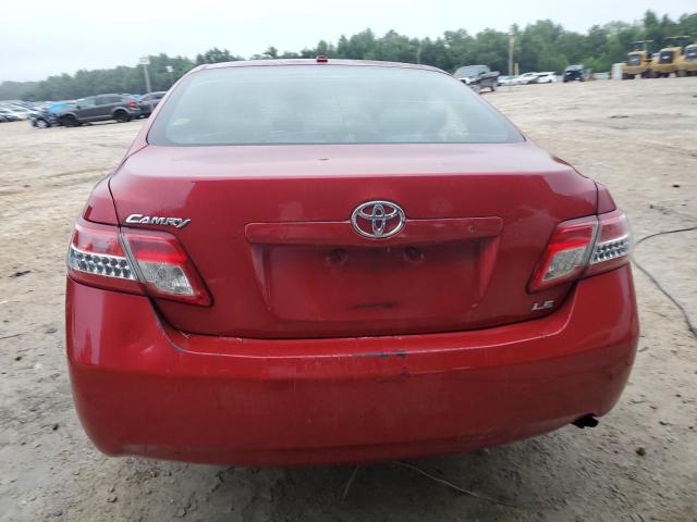 4T1BF3EK0BU619479 - 2011 TOYOTA CAMRY BASE RED photo 6