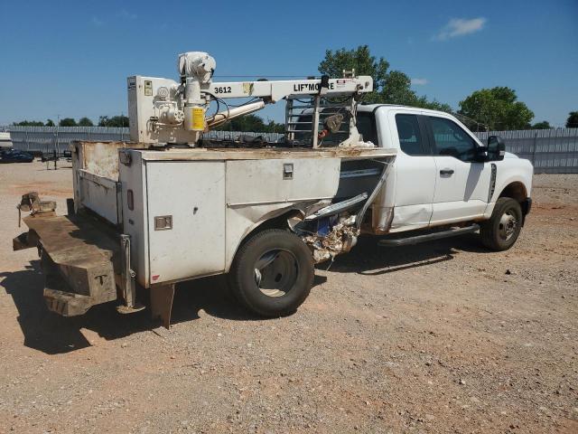 1FD8X3HN1PED03569 - 2023 FORD F350 SUPER DUTY WHITE photo 3