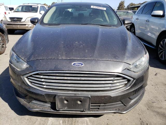 3FA6P0LU6JR269793 - 2018 FORD FUSION SE HYBRID GRAY photo 5