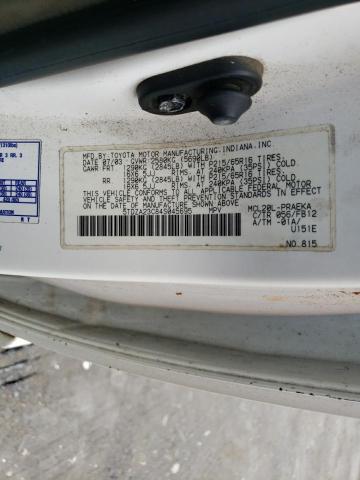 5TDZA23C84S045695 - 2004 TOYOTA SIENNA CE WHITE photo 13