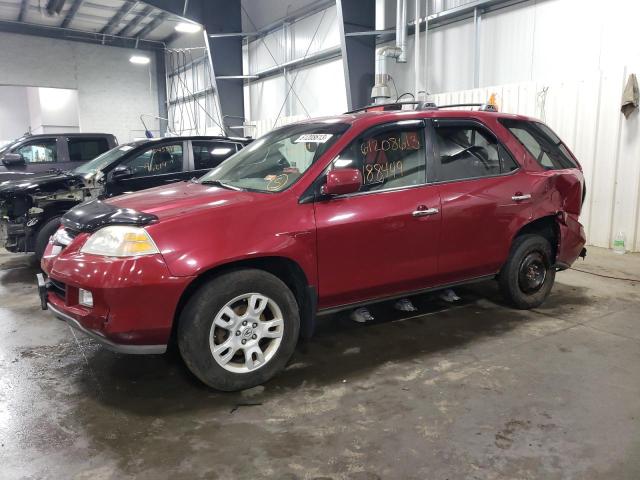 2HNYD18905H547668 - 2005 ACURA MDX TOURING RED photo 1