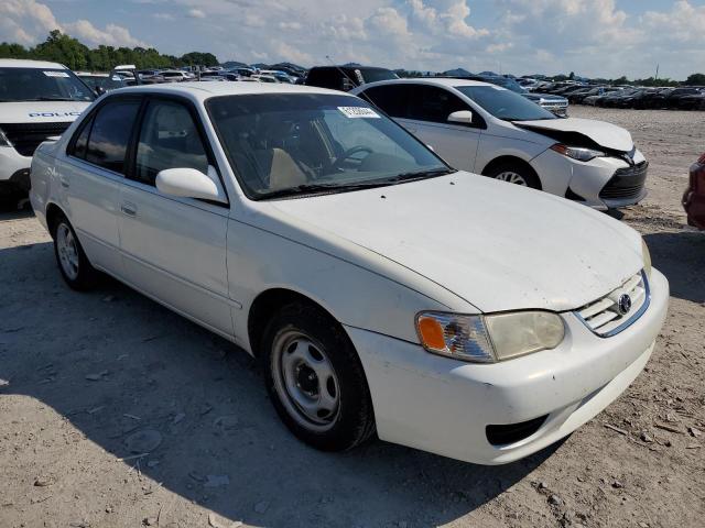 2T1BR12E21C393682 - 2001 TOYOTA COROLLA CE WHITE photo 4