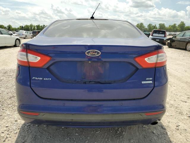 3FA6P0HD6ER165190 - 2014 FORD FUSION SE BLUE photo 6