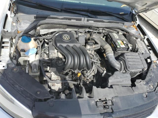 3VW2K7AJ0BM307541 - 2011 VOLKSWAGEN JETTA BASE فضي صورة 11