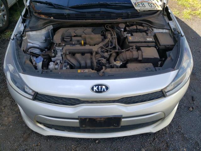 3KPA24AD2LE295203 - 2020 KIA RIO LX SILVER photo 11