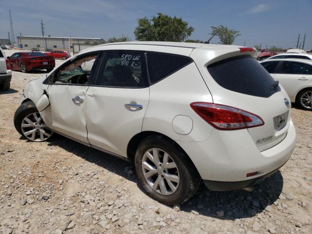 JN8AZ1MU4CW120015 - 2012 NISSAN MURANO S WHITE photo 2