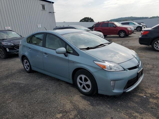 JTDKN3DU7E1766902 - 2014 TOYOTA PRIUS TURQUOISE photo 4