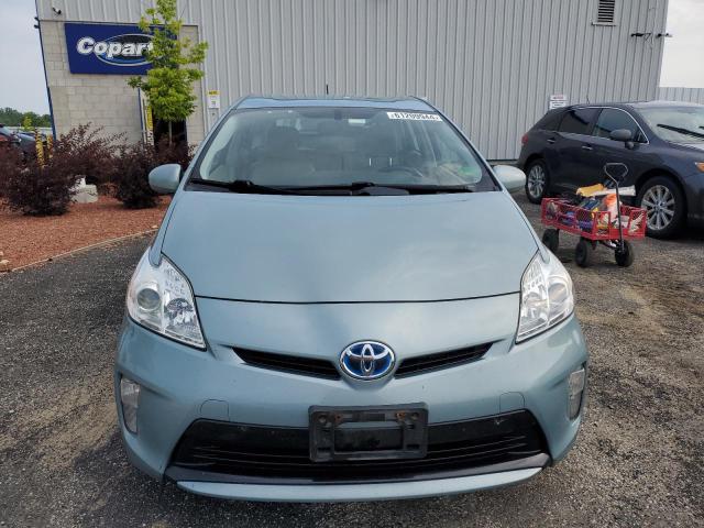 JTDKN3DU7E1766902 - 2014 TOYOTA PRIUS TURQUOISE photo 5