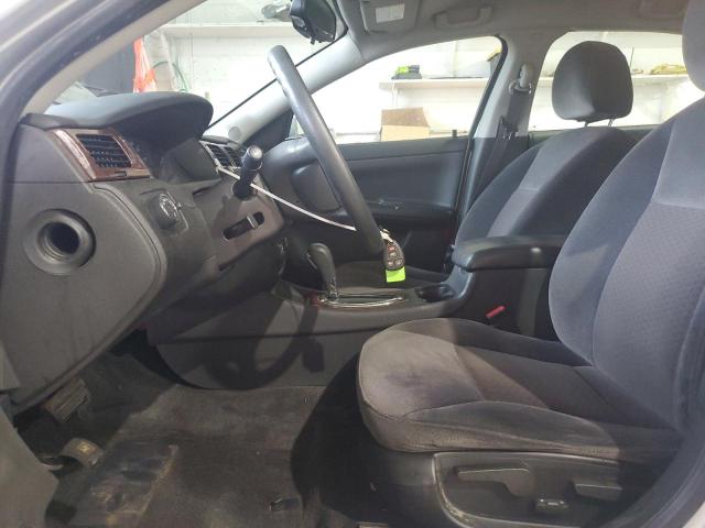 2G1WA5EK2A1228790 - 2010 CHEVROLET IMPALA LS SILVER photo 7