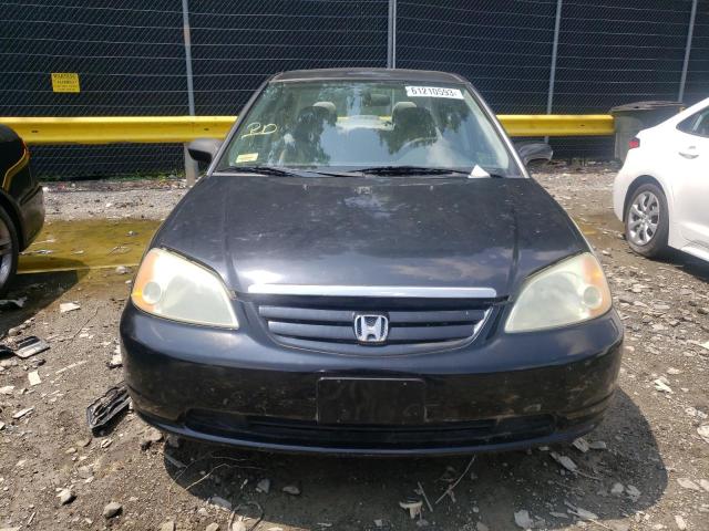 1HGES26783L036880 - 2003 HONDA CIVIC EX BLACK photo 5