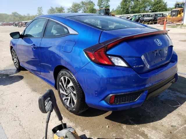 2HGFC4B51GH312269 - 2016 HONDA CIVIC LX BLUE photo 2