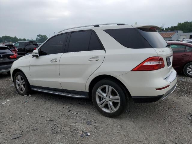 4JGDA2EB3EA279512 - 2014 MERCEDES-BENZ ML 350 BLUETEC WHITE photo 2