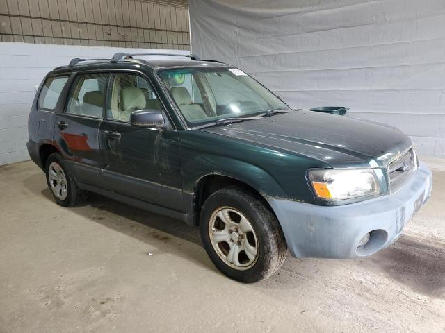 JF1SG63625H735147 - 2005 SUBARU FORESTER 2.5X 绿色 照片 4